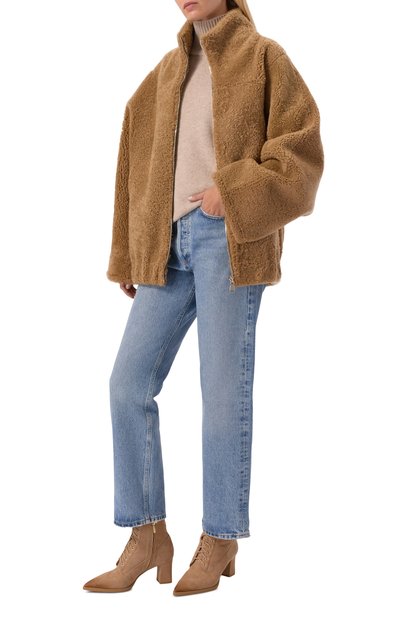 Замшевые ботильоны SANTONI, арт. WTEG71936PC4AHGI, фото 3