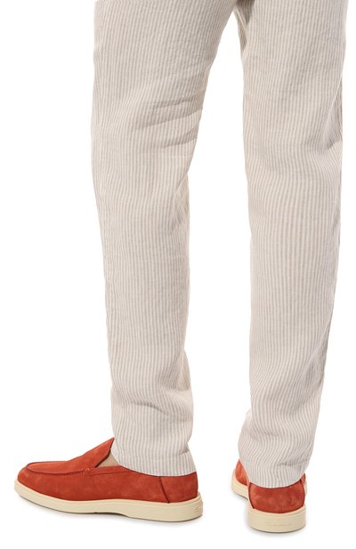 Замшевые лоферы detroit SANTONI, арт. MGDG17824TICVSG1V36, фото 3