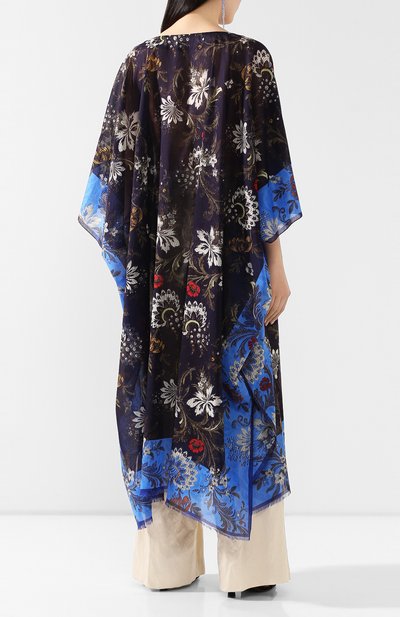 Хлопковая туника DRIES VAN NOTEN темно-синего цвета по цене 48950 руб., арт. 201-10731-9016, фото 4 Хлопковая туника DRIES VAN NOTEN, арт. 201-10731-9016, фото 4