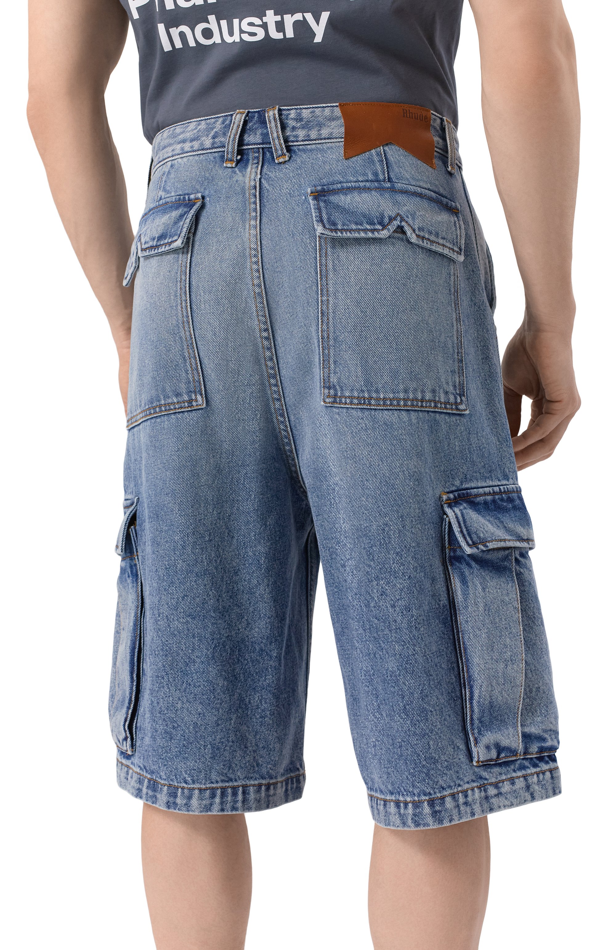 Джинсовые шорты RHUDE, арт. RHPS25SH05012, фото 4