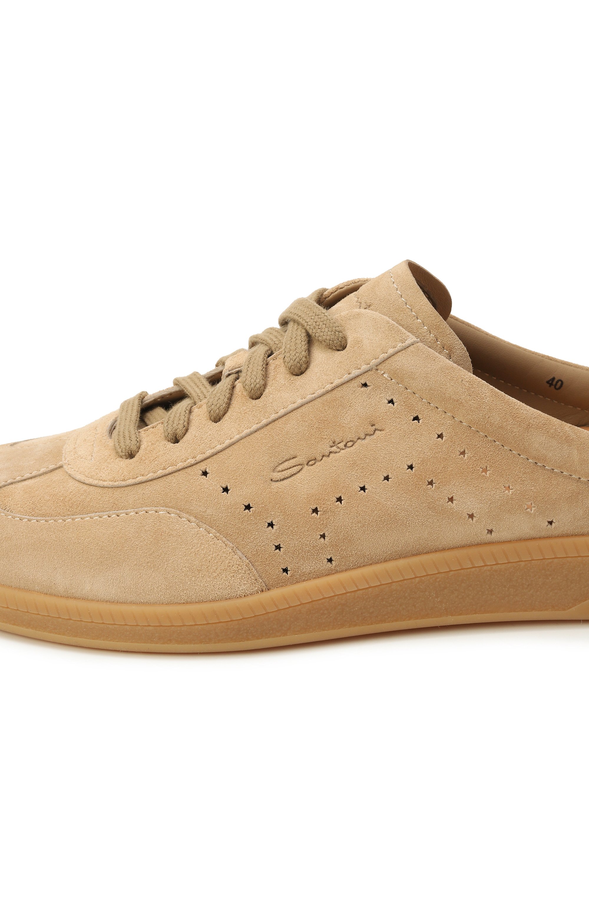 Замшевые кеды SANTONI, арт. WBPG61347FARTKCL, фото 7