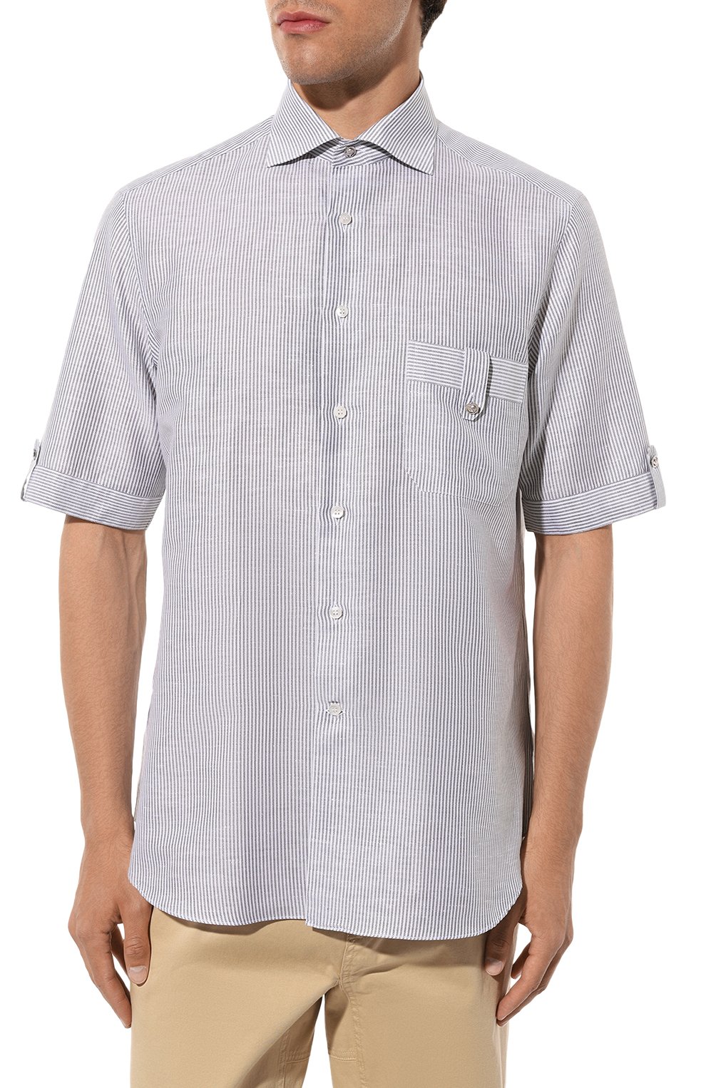 Рубашка из хлопка и льна STEFANO RICCI, арт. MC006730/R2560, фото 3