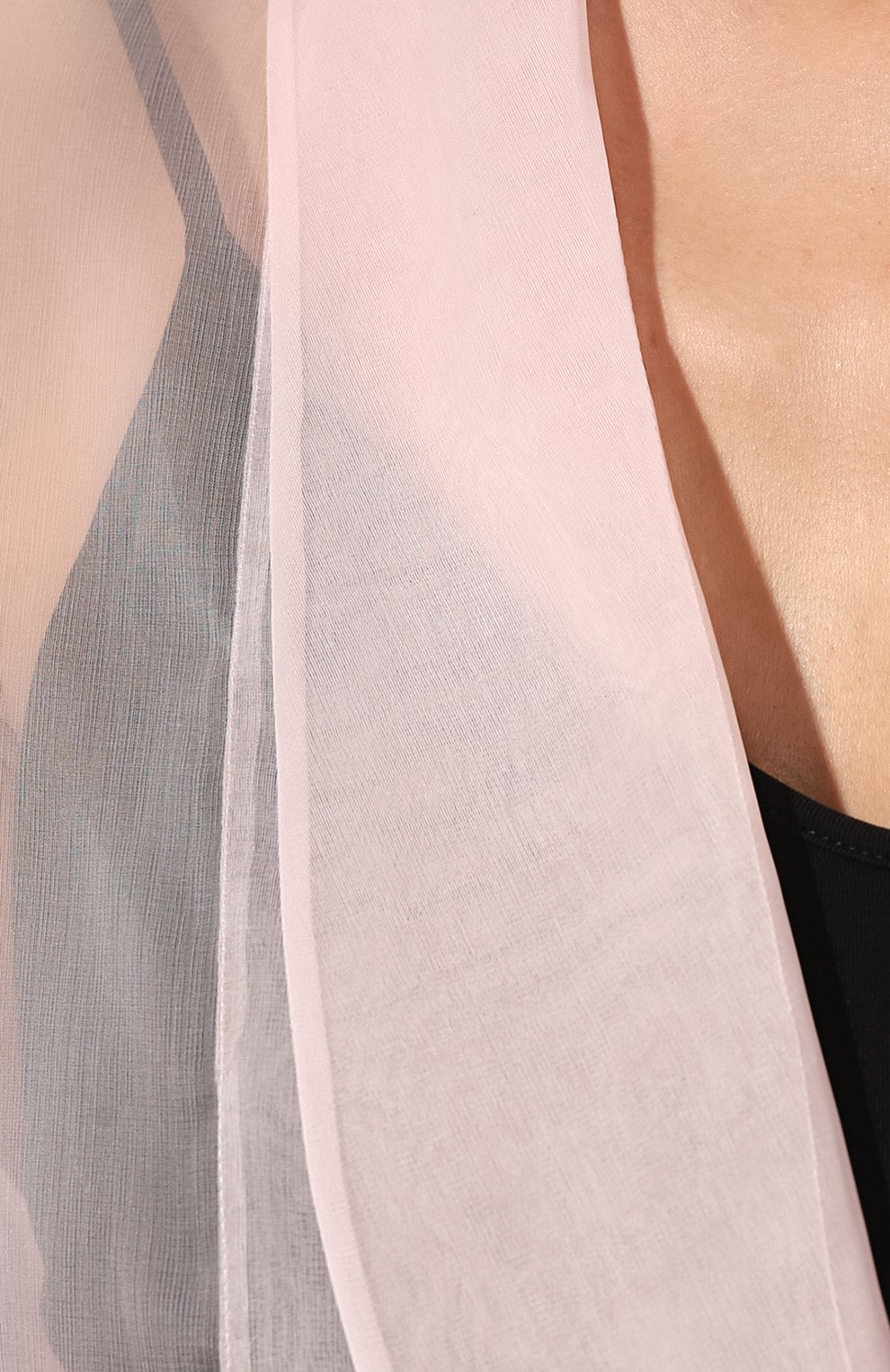 Шелковый жакет TEGIN розового цвета по цене 75600 руб., арт. SJ2387-08, фото 5 Шелковый жакет TEGIN, арт. SJ2387-08, фото 5