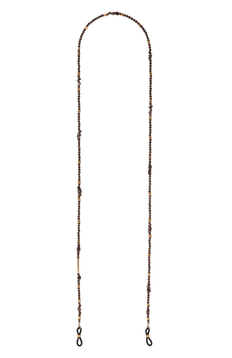 Цепочка для очков BRUNELLO CUCINELLI черного цвета по цене 62950 руб., арт. M0CW00001, фото 1 Цепочка для очков BRUNELLO CUCINELLI, арт. M0CW00001, фото 1