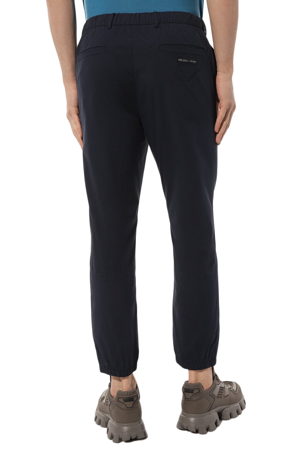 Хлопковые джоггеры PRADA, арт. SPH149-1UP4-F0GX3-212, фото 4