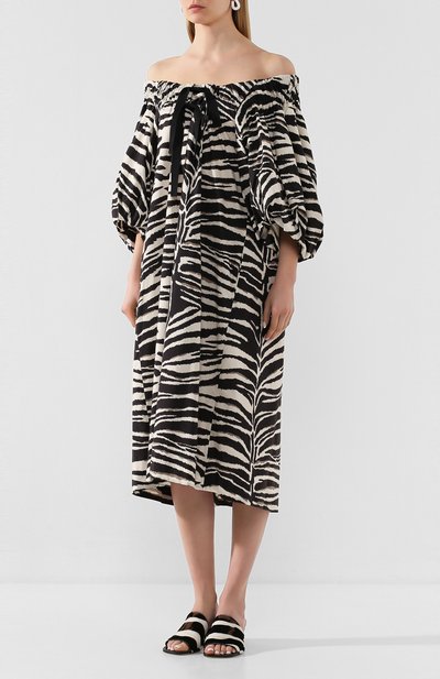 Хлопковое платье DRIES VAN NOTEN, арт. 201-11017-9005, фото 3