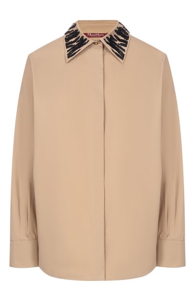Женская хлопковая рубашка MAX MARA STUDIO, арт. MSTGENE