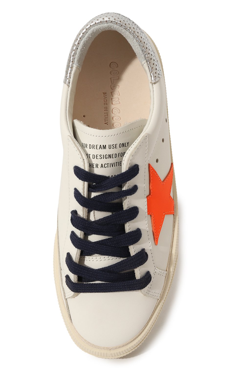 Кожаные кеды may GOLDEN GOOSE DELUXE BRAND, арт. GTF00112.F003299, фото 4