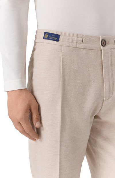 Брюки из хлопка и кашемира PAUL&SHARK, арт. 15314032, фото 5