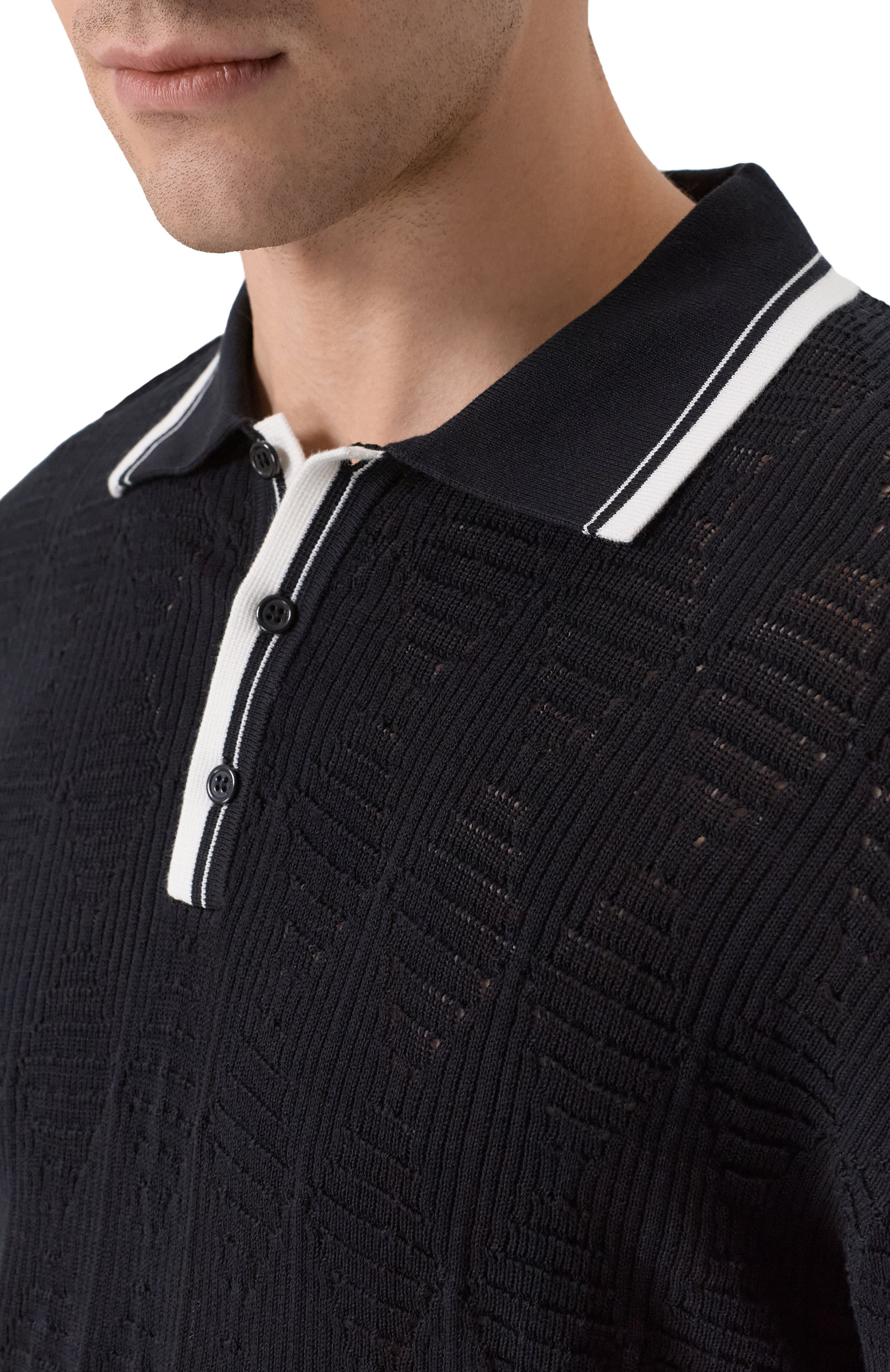 Хлопковое поло LANEUS, арт. S6LAMAKP009, фото 5