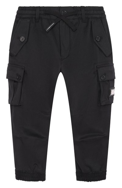 Хлопковые джоггеры DOLCE & GABBANA, арт. L45P22/FUFJH_001