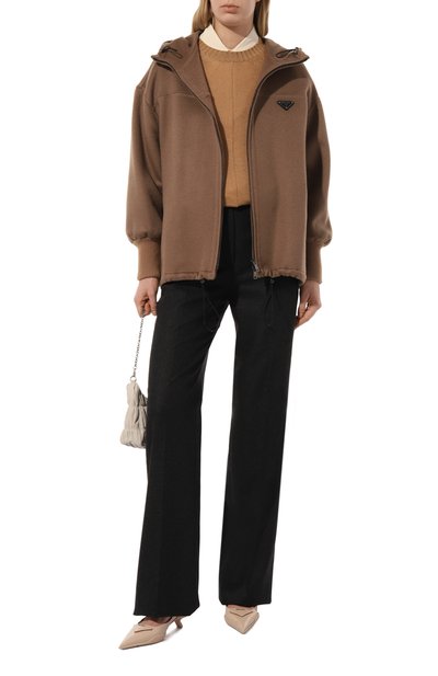 Женская кашемировая куртка PRADA, арт. P679L-1XON-F0040-212