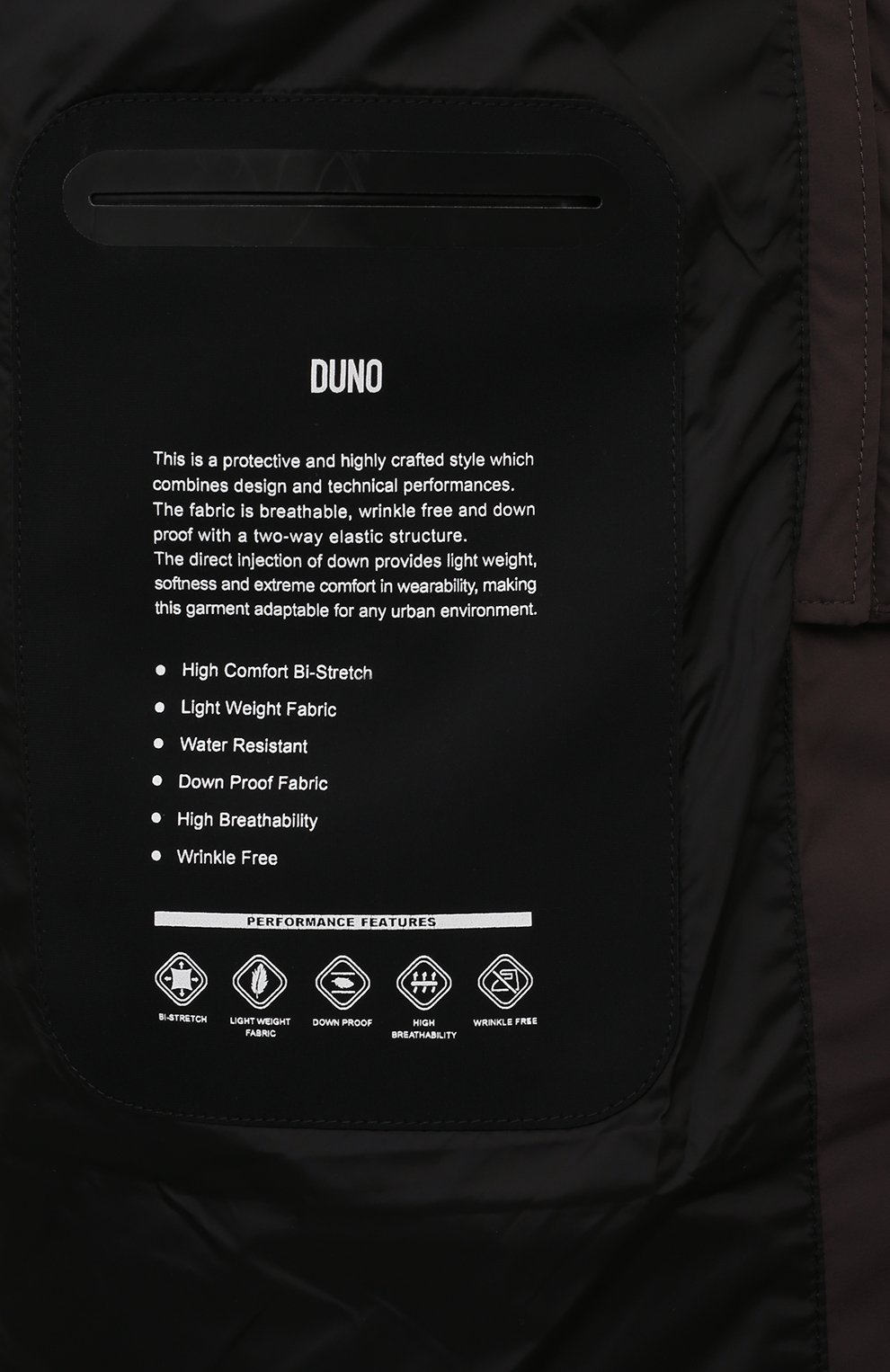 Пуховая куртка DUNO коричневого цвета по цене 73700 руб., арт. L0FT/LIC0SA, фото 6 Пуховая куртка DUNO, арт. L0FT/LIC0SA, фото 6