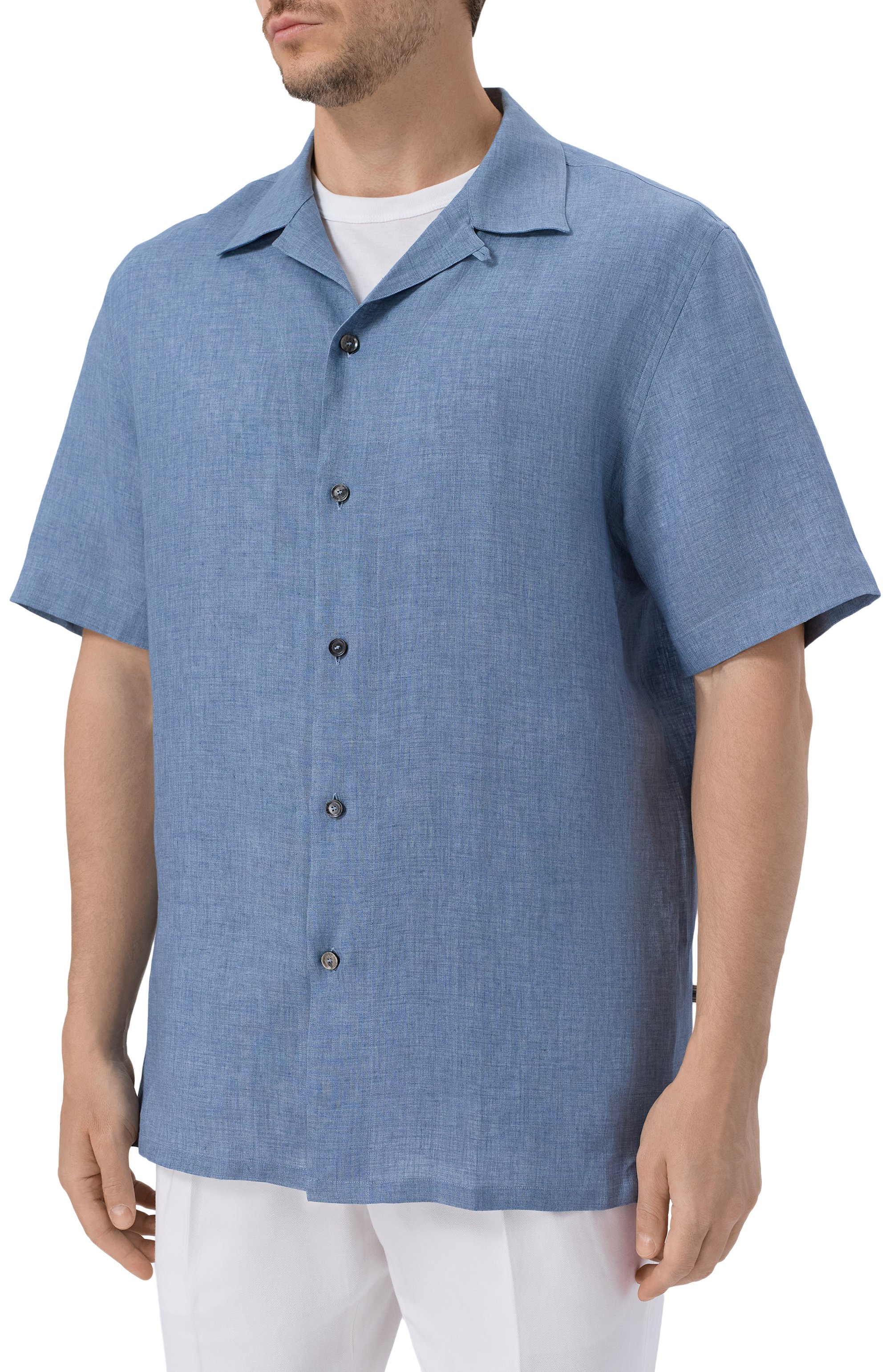 Льняная рубашка BRIONI, арт. SCFR0L/P9111, фото 3