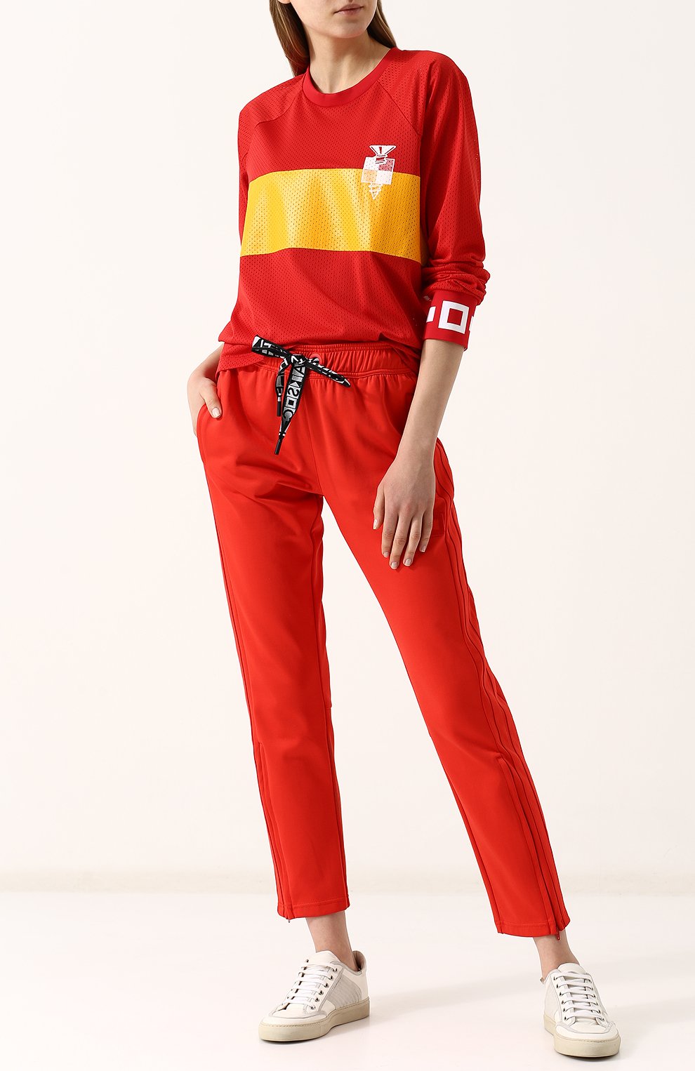 Пуловер с перфорированием и принтом PROENZA SCHOULER, арт. WL181495-JYP36, фото 2