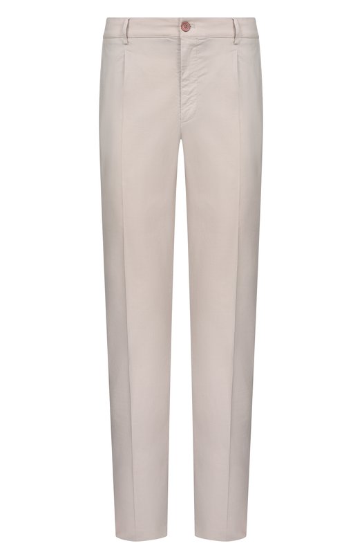 Брюки из лиоцелла и хлопка Stefano Ricci M1T6100090/PACT1Q Кремовый M1T6100090/PACT1Q