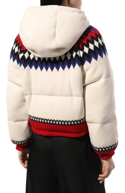 Пуховик PRADA белого цвета по цене 350000 руб., арт. 292029-10O8-F0009-212, фото 4 Пуховик PRADA, арт. 292029-10O8-F0009-212, фото 4