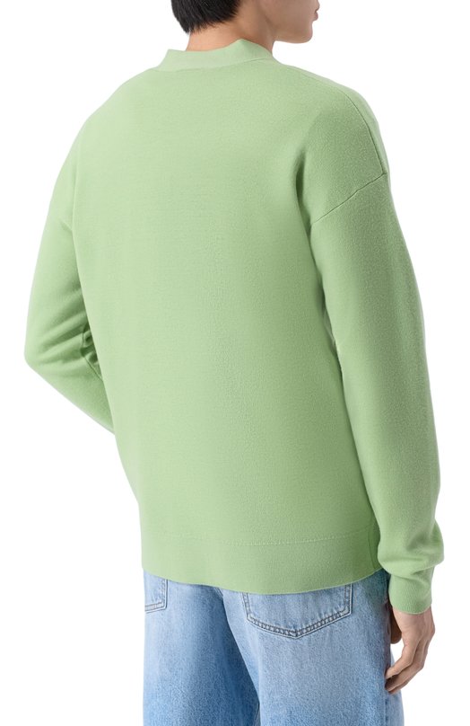 Шерстяной кардиган Drole De Monsieur J-CA166-W0007-0L Зелёный  J-CA166-W0007-0L Фото 4