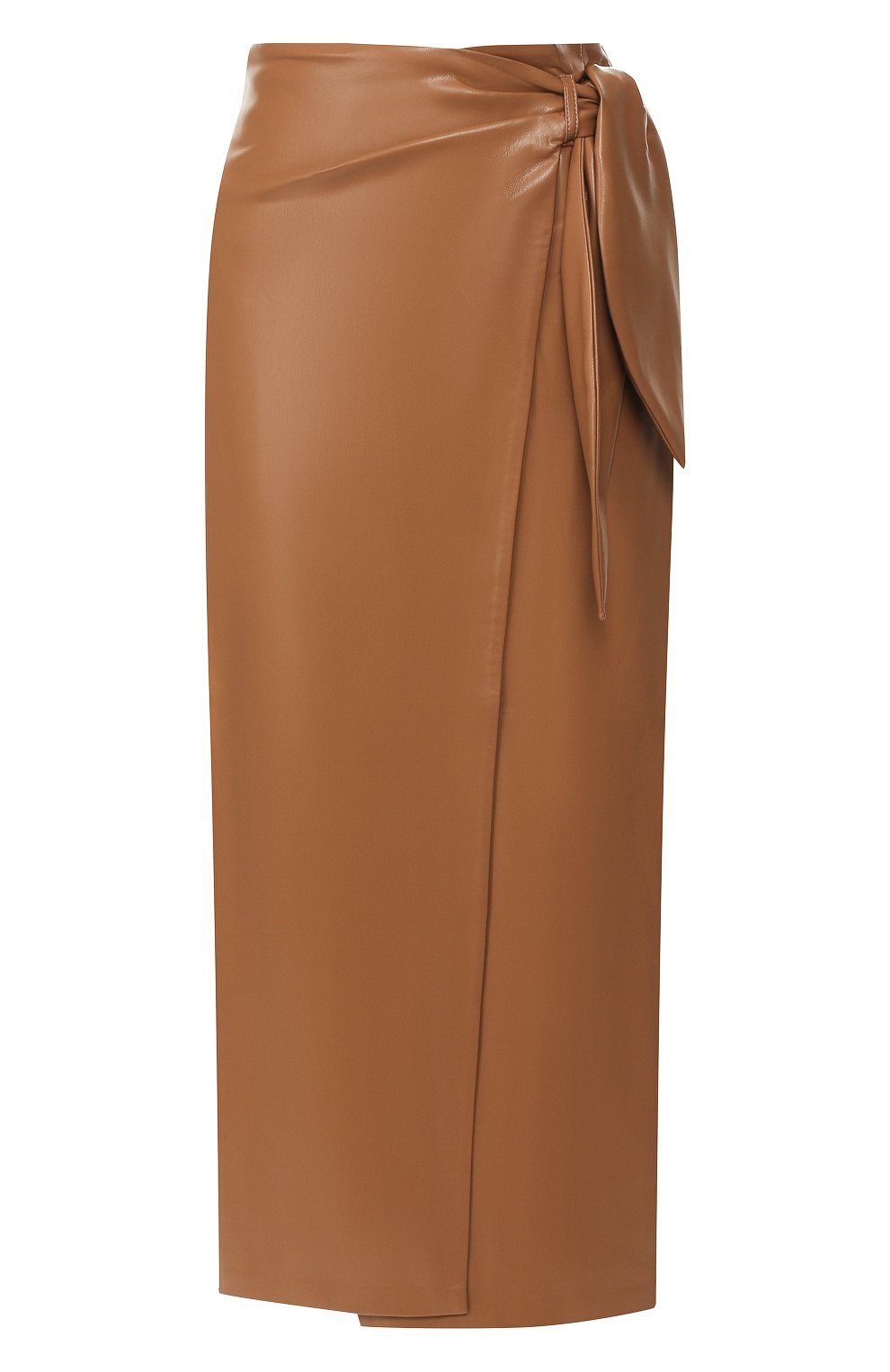 Юбка с запахом NANUSHKA, арт. AMAS_BR0WN_VEGAN LEATHER, фото 1