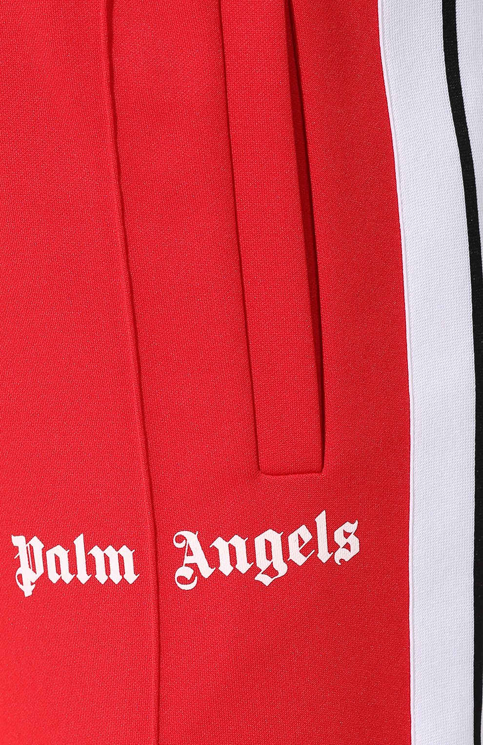 Брюки с лампасами PALM ANGELS красного цвета по цене 36050 руб., арт. PMCA007S193840012001, фото 5 Брюки с лампасами PALM ANGELS, арт. PMCA007S193840012001, фото 5