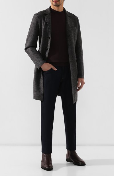 Кожаные сапоги ALDO BRUE бордового цвета по цене 59950 руб., арт. AB8520H-CM, фото 2 Кожаные сапоги ALDO BRUE, арт. AB8520H-CM, фото 2