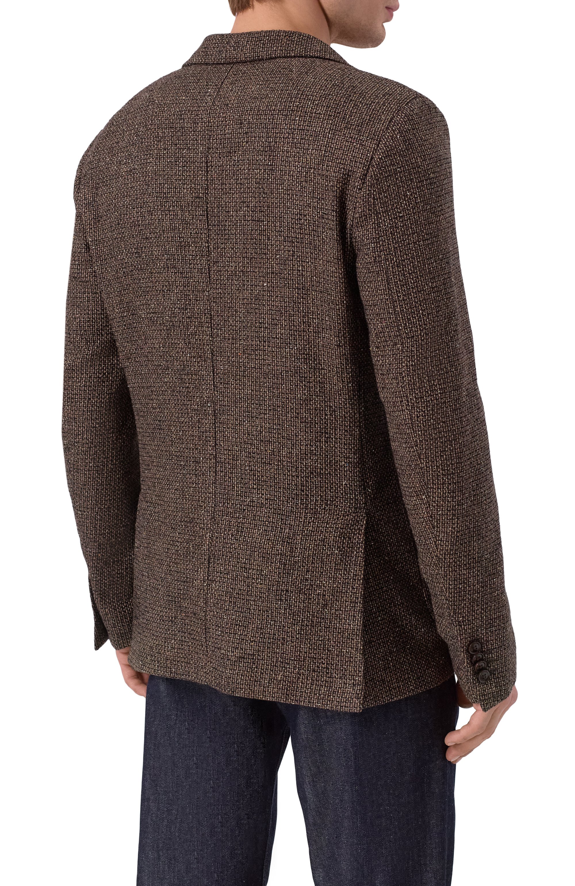 Пиджак из шерсти и шелка ZEGNA, арт. 1D7SG0/R850732A8, фото 5