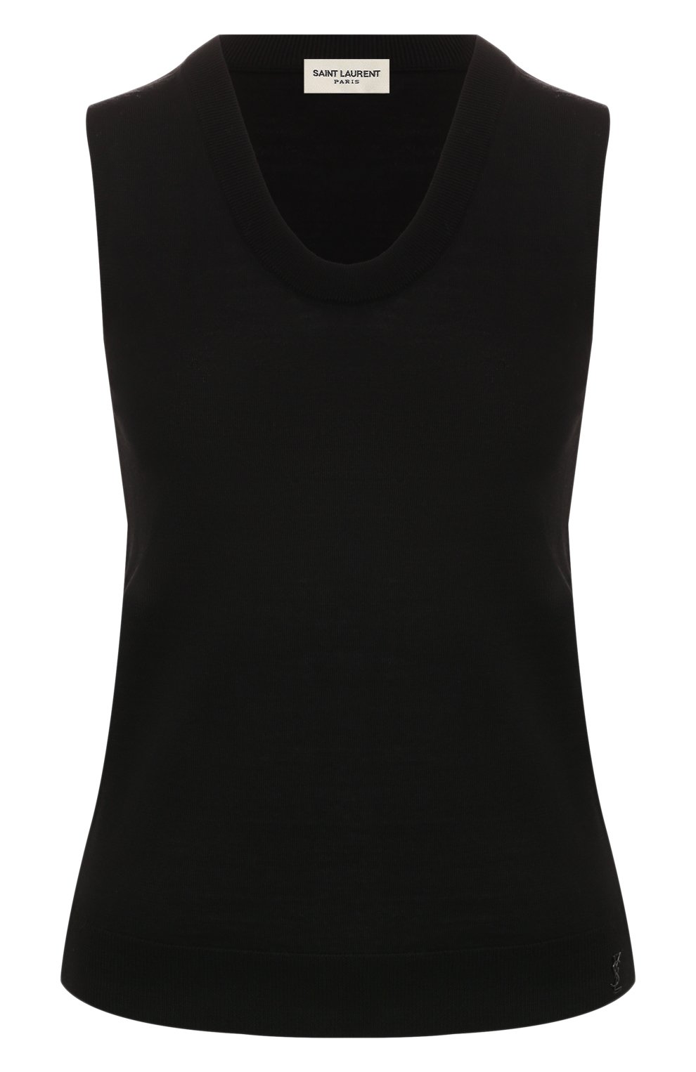 Топ из лиоцелла и шерсти SAINT LAURENT, арт. 774404/Y75YW, фото 1