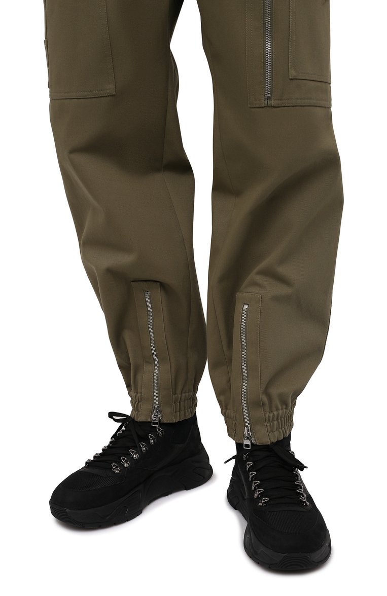 Кроссовки с отделкой из кожи каймана ZILLI SPORT, арт. MDW-T185/S03, фото 1