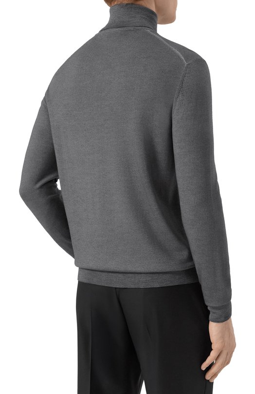 Шерстяная водолазка Andrea Campagna M5625-6301 Серый  M5625-6301 Фото 4