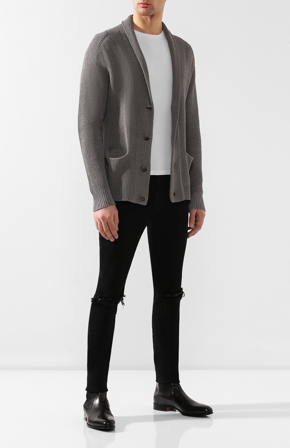 Кардиган из смеси хлопка и вискозы KAZUYUKI KUMAGAI, арт. AK91-241, фото 2