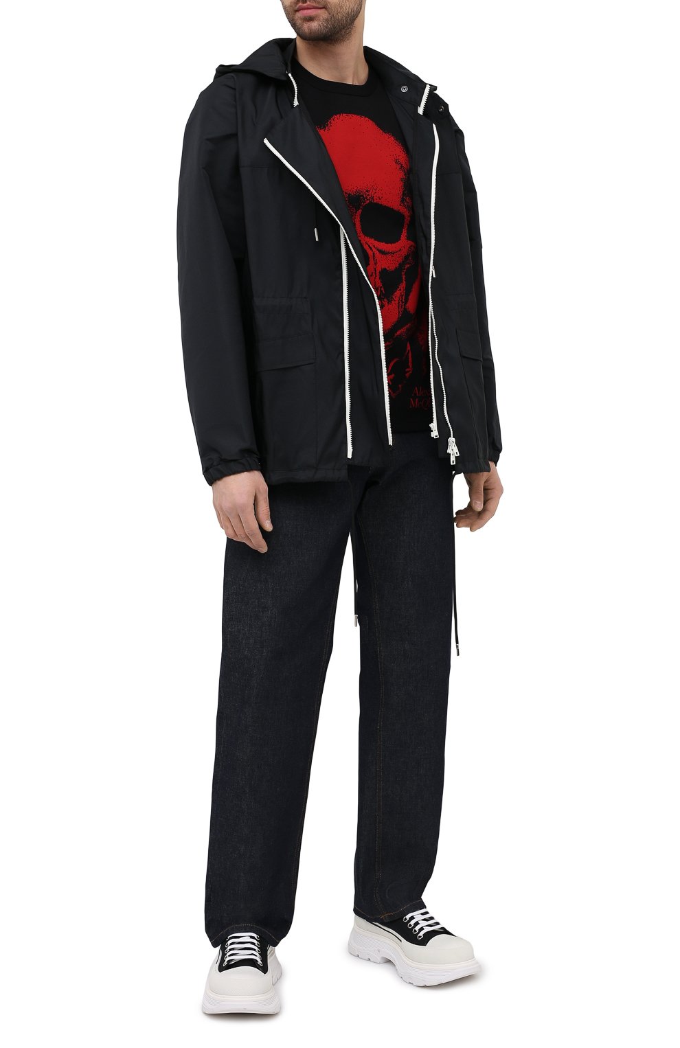 Хлопковая футболка ALEXANDER MCQUEEN, арт. 650424/QQZ66, фото 2