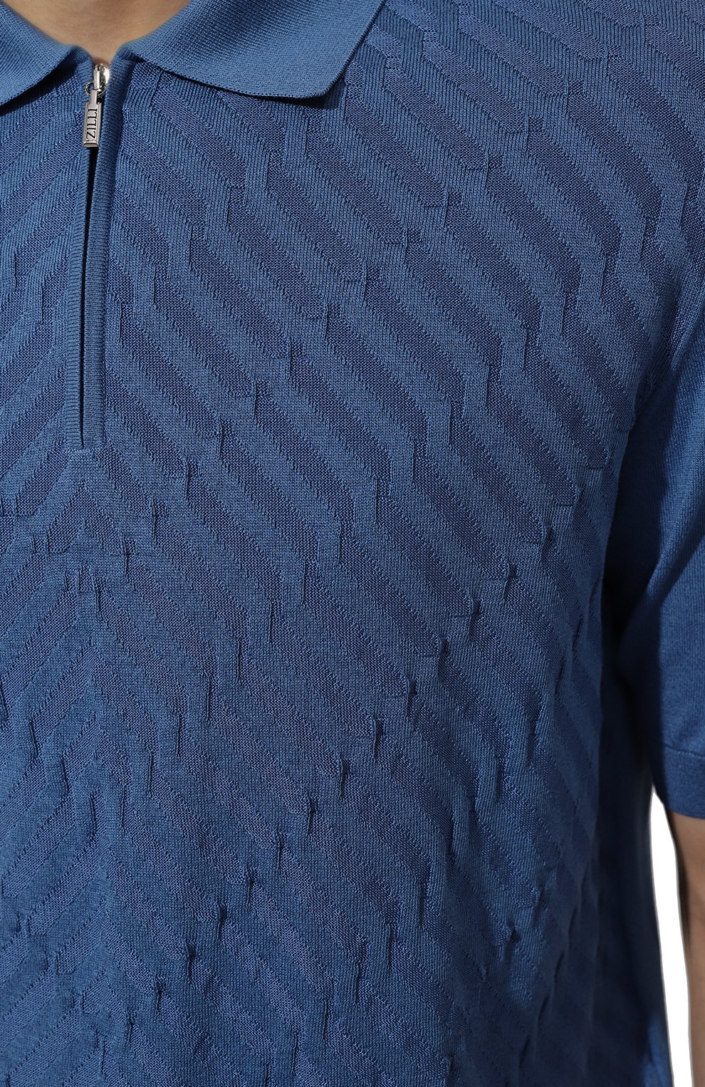 Поло из шелка и хлопка ZILLI, арт. KZP002M0145VVA000, фото 5