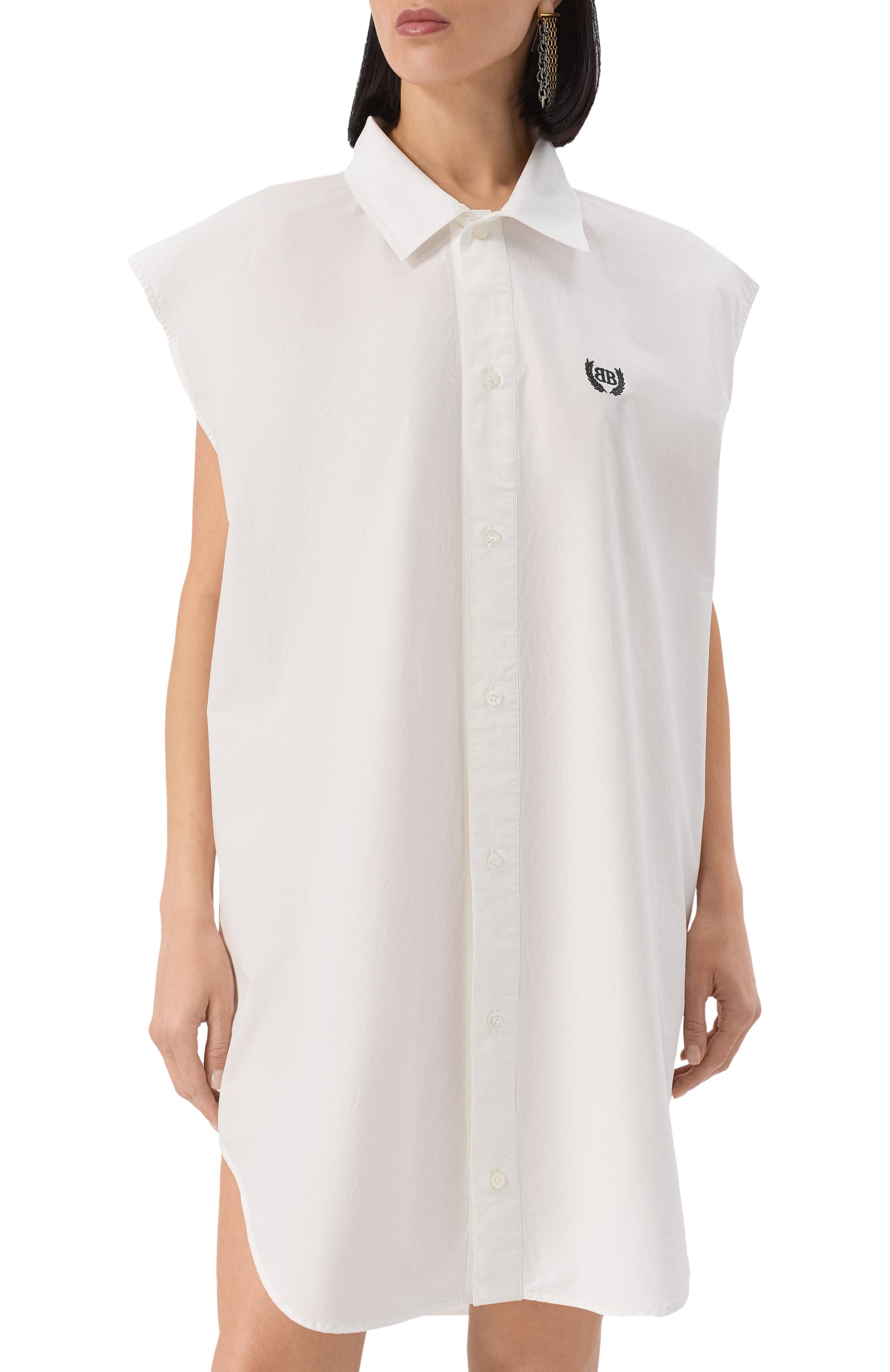 Хлопковое платье BALENCIAGA, арт. 831225/TRM28, фото 3