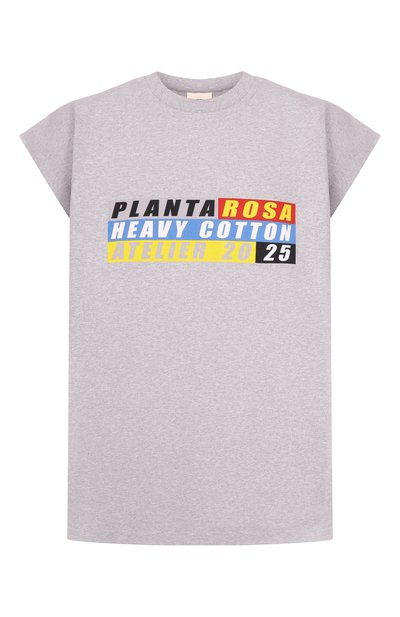 Женский хлопковая футболка PLANTA ROSA, арт. PR/T017/HEAVY-COTTON/350VELVET