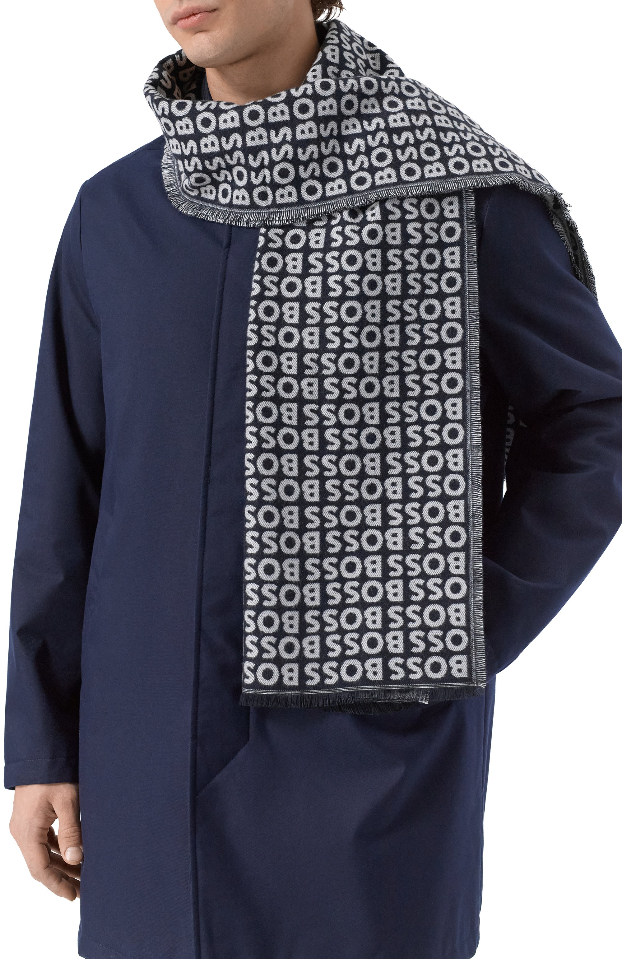 Шарф из вискозы BOSS, арт. 50518661, фото 2