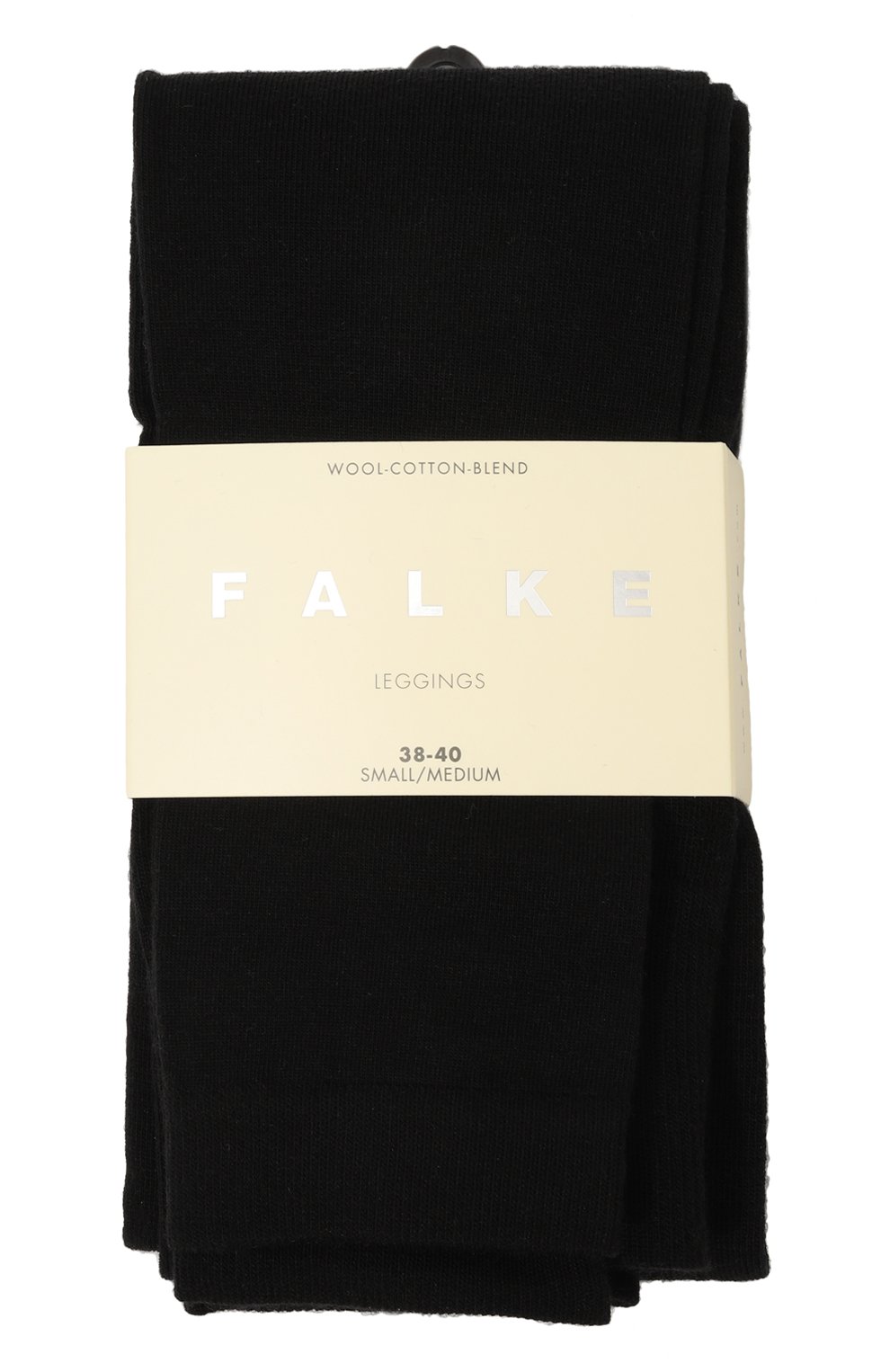 Легинсы из шерсти и хлопка FALKE черного цвета по цене 6860 руб., арт. 48577, фото 1 Легинсы из шерсти и хлопка FALKE, арт. 48577, фото 1