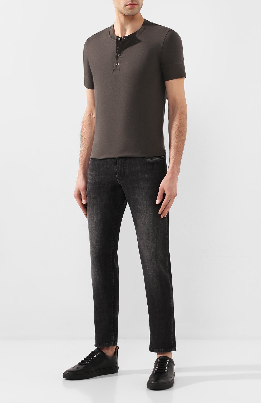 Хлопковая футболка TOM FORD, арт. BU402/TFJ957, фото 2