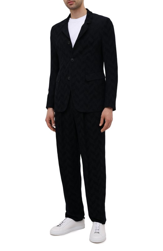 Вельветовый пиджак Giorgio Armani 1WGGG00S/T02VC Синий  1WGGG00S/T02VC Фото 2