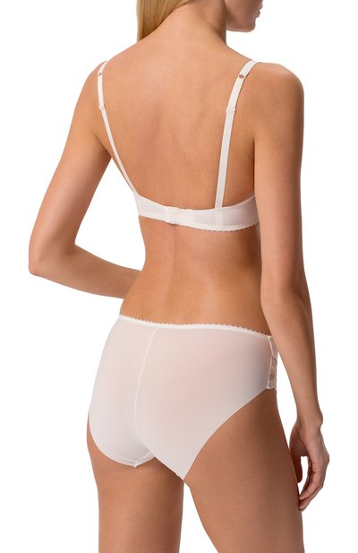 Бюстгальтер с треугольными чашками MAISON LEJABY белого цвета по цене 14490 руб., арт. 250242, фото 3 Бюстгальтер с треугольными чашками MAISON LEJABY, арт. 250242, фото 3