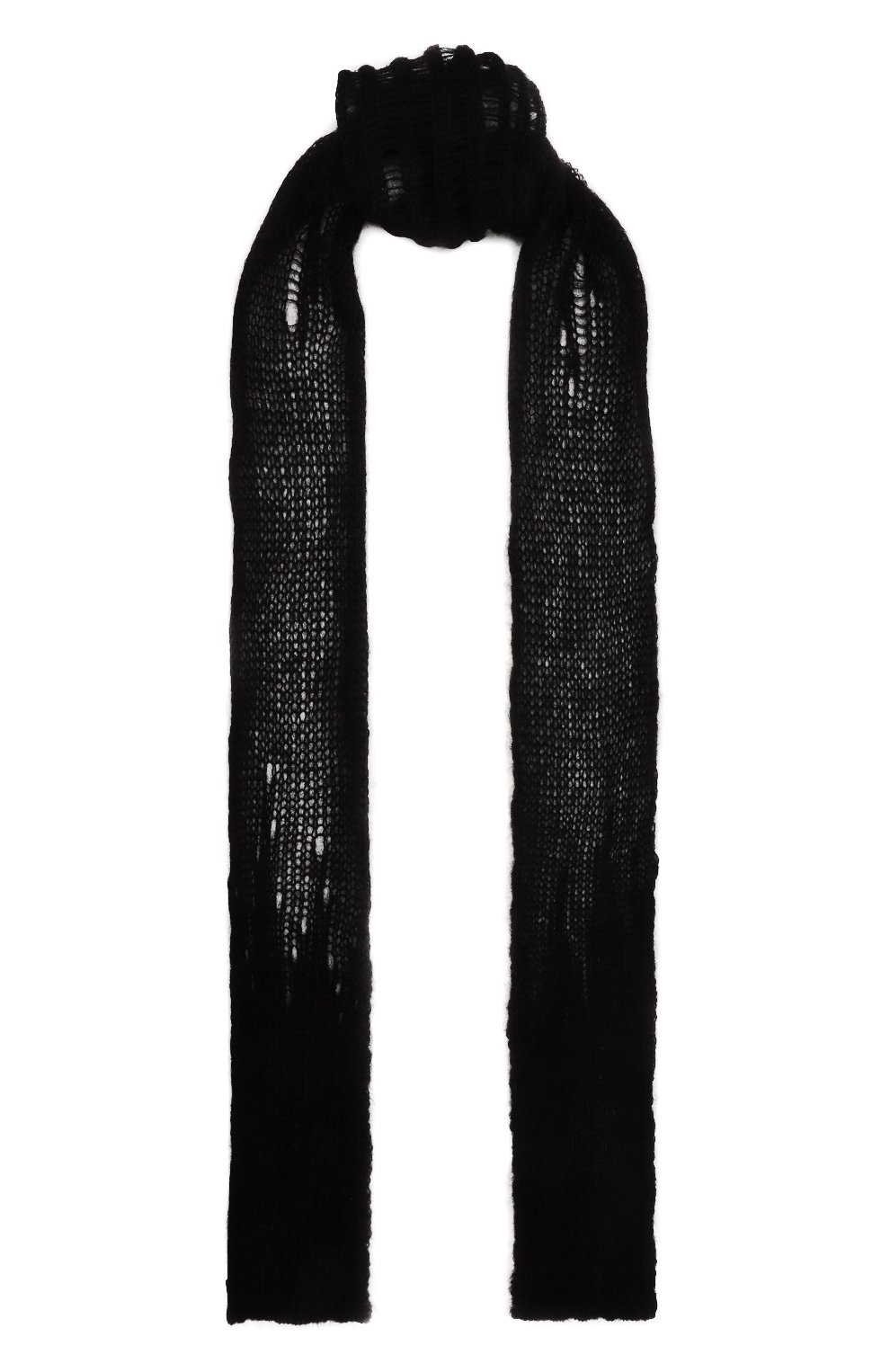 Шарф из шерсти и шелка ANN DEMEULEMEESTER, арт. 2402-U-SC08-KN044-099, фото 1