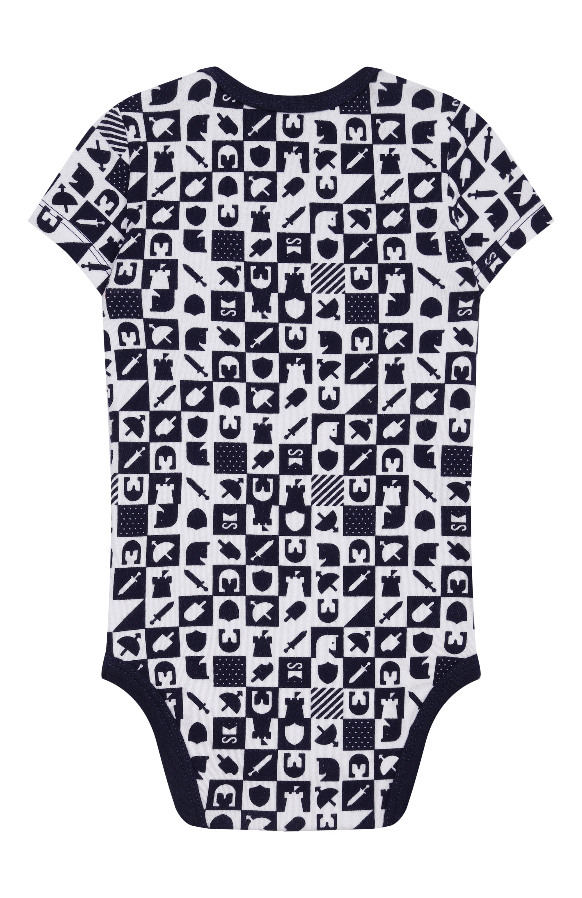 Комплект из боди и комбинезона SASHA KIM темно-синего цвета по цене 4000 руб., арт. SK-00000968, фото 3 Комплект из боди и комбинезона SASHA KIM, арт. SK-00000968, фото 3