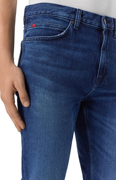 Джинсы hugo 708 HUGO темно-синего цвета по цене 16500 руб., арт. 50542689, фото 5 Джинсы hugo 708 HUGO, арт. 50542689, фото 5