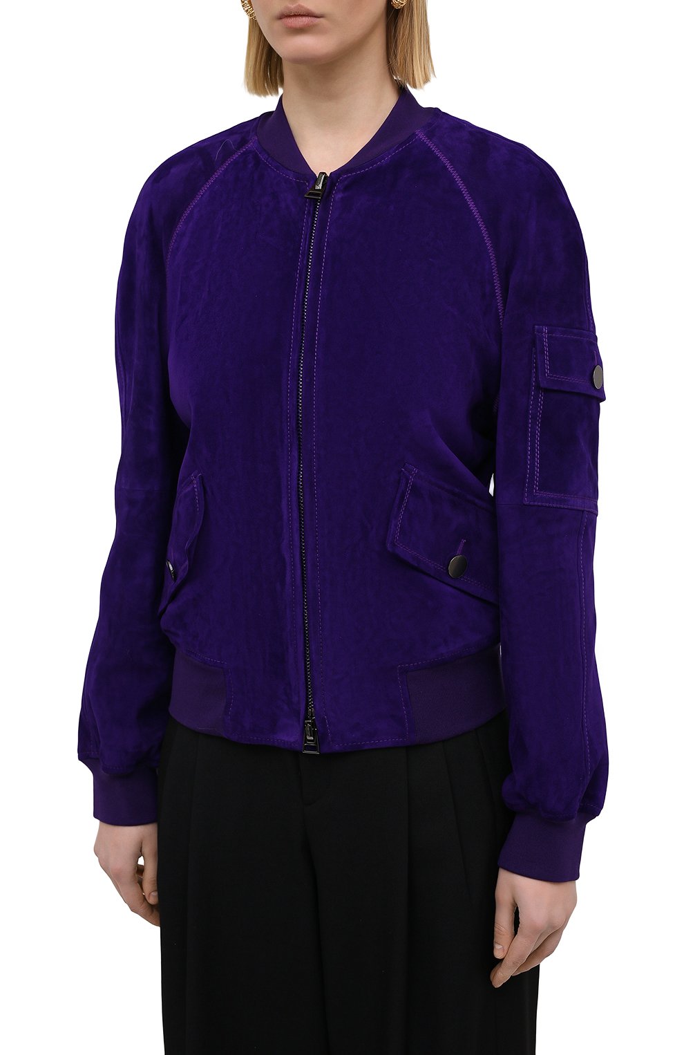 Замшевый бомбер TOM FORD, арт. CSL647-LEX226, фото 3