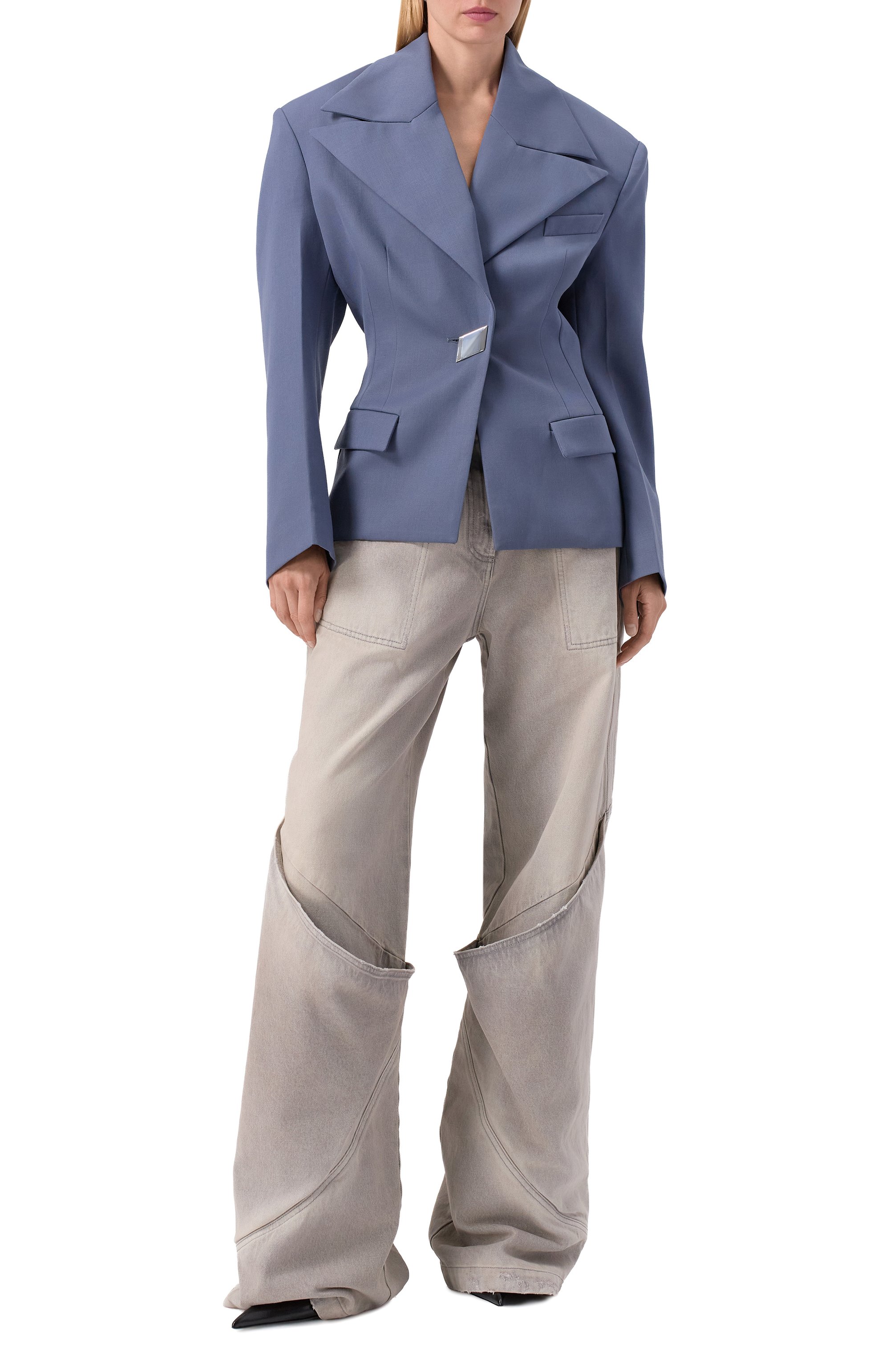 Шерстяной жакет THE ATTICO, арт. 247WCG63, фото 2