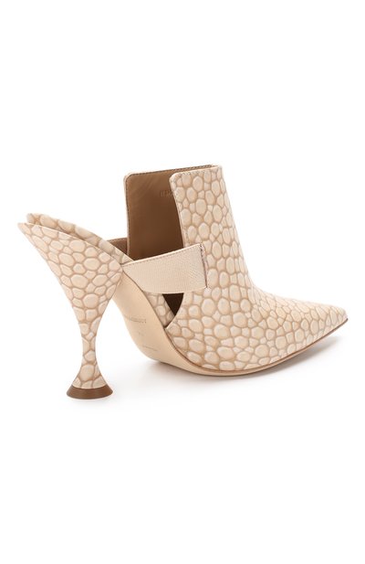 Кожаные мюли BURBERRY, арт. 8020181, фото 4