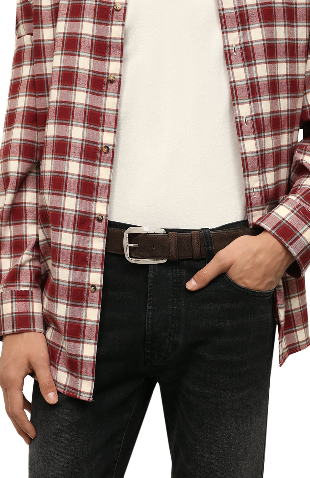 Замшевый ремень STEFANO RICCI, арт. N381SD/A570P/120-140, фото 2