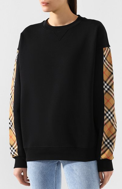 Хлопковый свитшот BURBERRY, арт. 8017611, фото 3