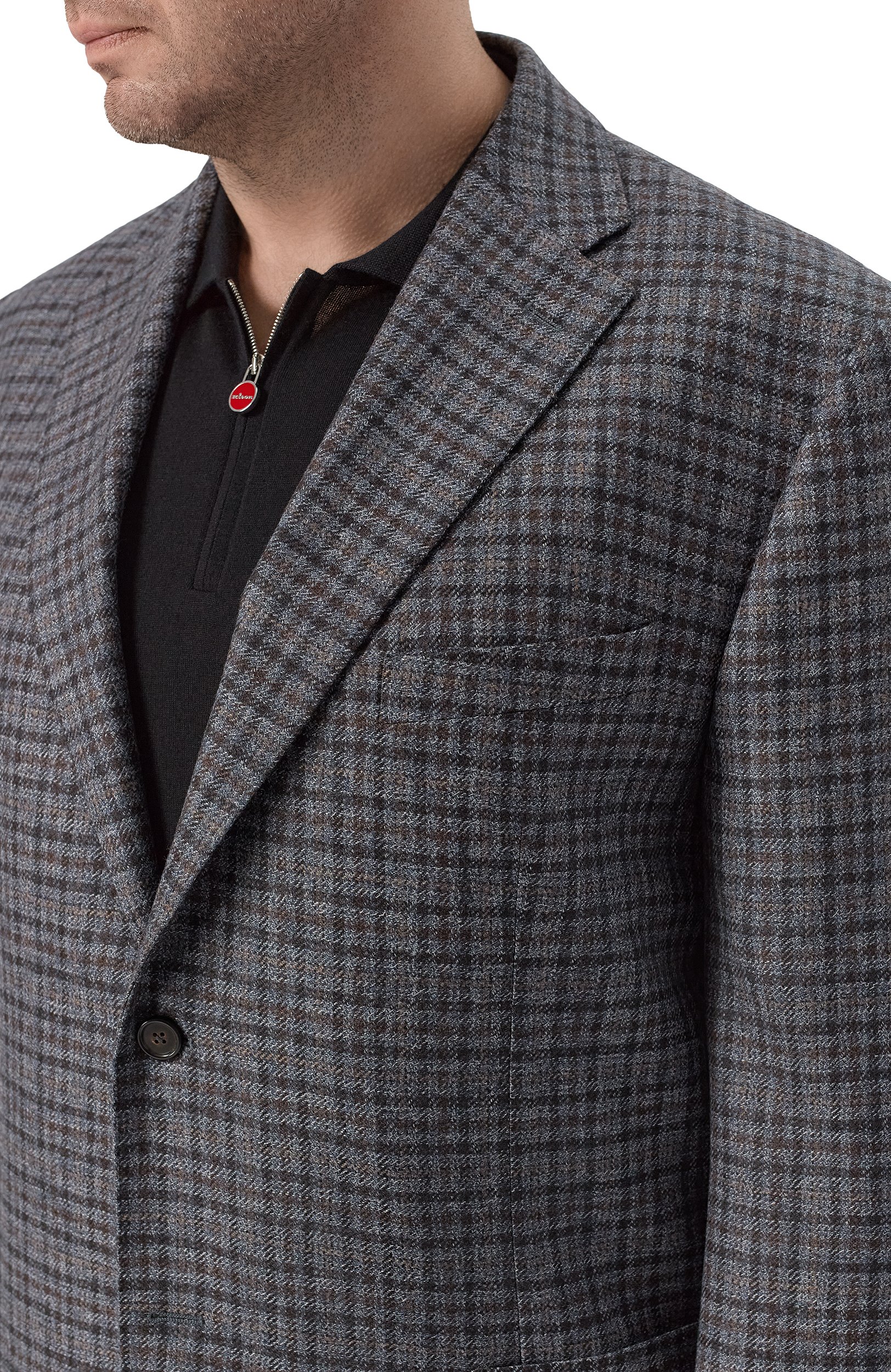 Шерстяной пиджак CORNELIANI голубого цвета по цене 127500 руб., арт. 28X018/2A16226, фото 5 Шерстяной пиджак CORNELIANI, арт. 28X018/2A16226, фото 5