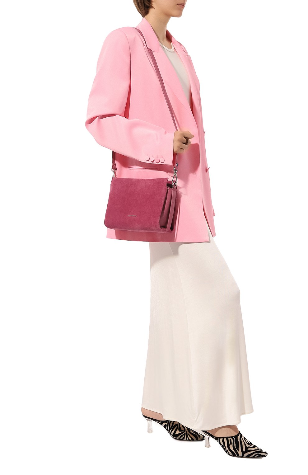 Сумка boheme small COCCINELLE розового цвета по цене 41800 руб., арт. E1 P6P 58 01 01, фото 7 Сумка boheme small COCCINELLE, арт. E1 P6P 58 01 01, фото 7