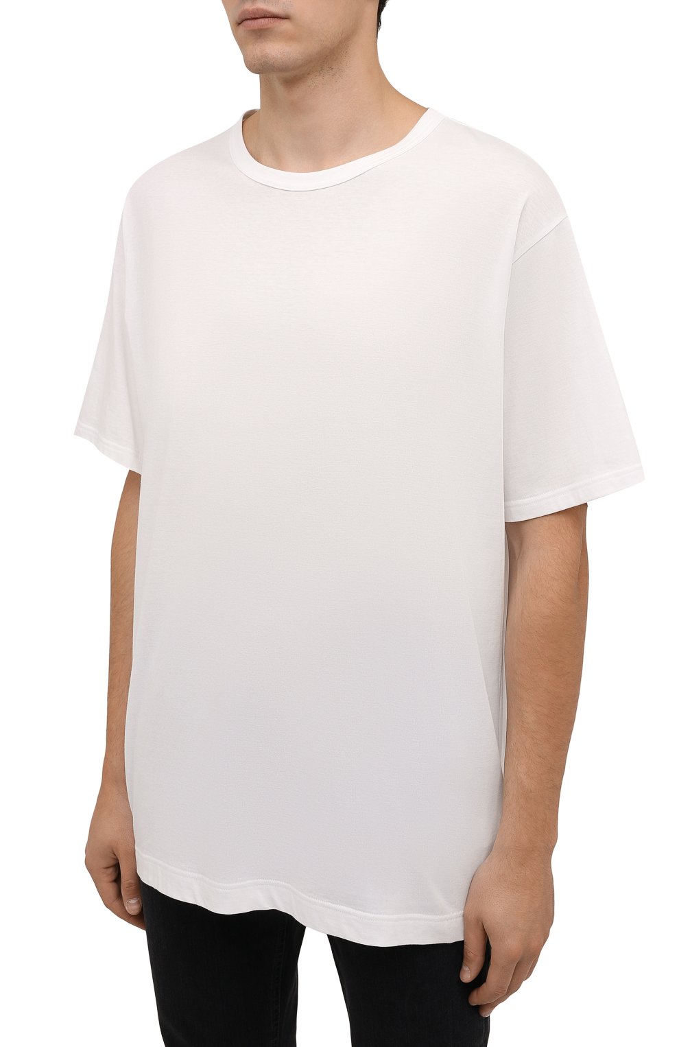 Хлопковая футболка YOHJI YAMAMOTO, арт. HX-T02-070, фото 3